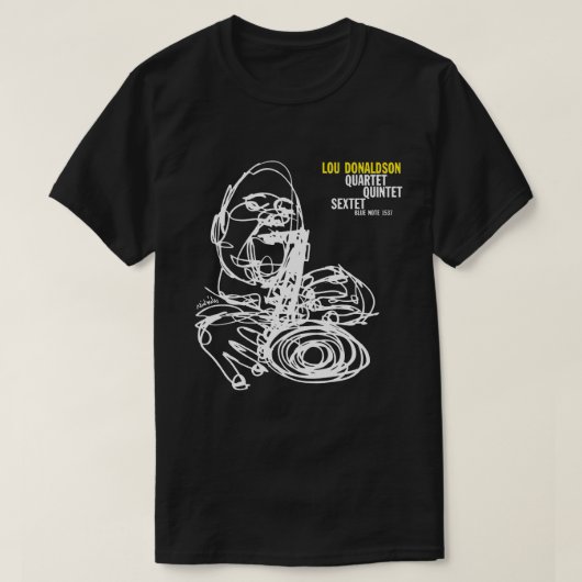 Lou Donaldson Jazz T-shirt (Design voorkant)