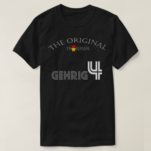 Lou Gehrig TShirt 2 (Design voorkant)