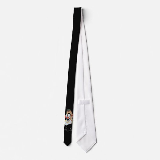 Lou Jacob Clown Necktie Stropdas (Achterkant)