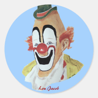 Lou Jacob Clown Sticker