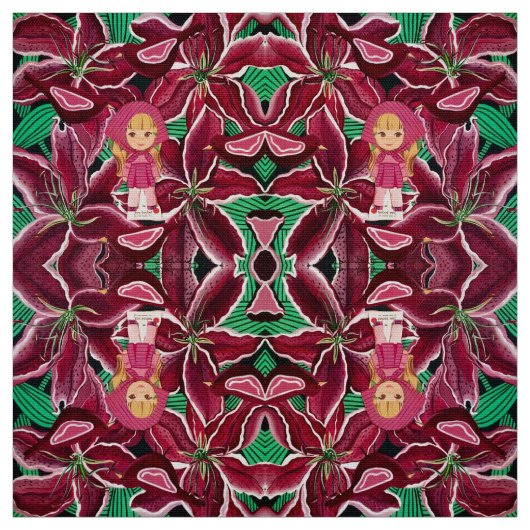 Lou Lily Fabric Stof (Swatch)