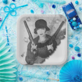 ¡Lou Lou Bangs! Papieren Bordje (Feest)