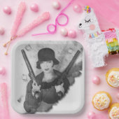 ¡Lou Lou Bangs! Papieren Bordje (Feest)