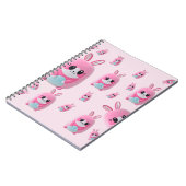 "Lou Lou". Een knuffelig, roze wezen Notitieboek (Linkerzijde)