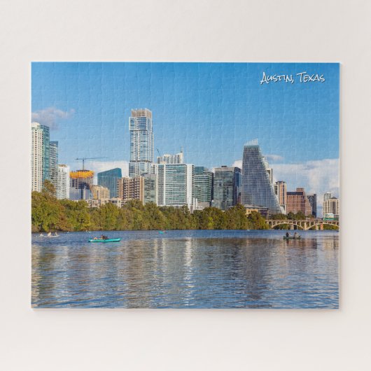 Lou Neff Point, Colorado River, Austin, Texas Legpuzzel (Horizontaal)