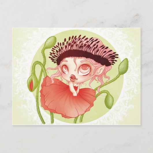 LouCoquelicot Briefkaart (Voorkant)