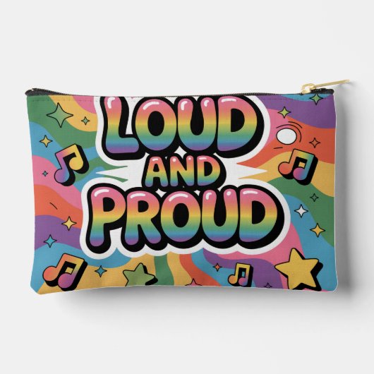 LOUD AND PROUD | LGBTQ+ Pride Ally Etui (Achterkant)