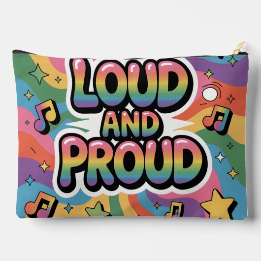 LOUD AND PROUD | LGBTQ+ Pride Ally Etui (Achterkant)