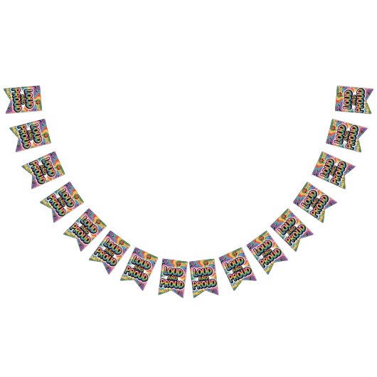 LOUD AND PROUD | LGBTQ+ Pride Ally Vlaggetjes (Alle)