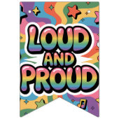 LOUD AND PROUD | LGBTQ+ Pride Ally Vlaggetjes (Tweede vlag)