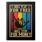 Loud Bagpipes Musicien Bagpiper Notitieboek (Voorkant)