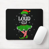 Loud Elf Christmas Family Girls Women Elf Squad Xm Muismat (Met muis)