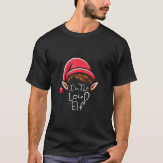 Loud Elf Groep Familie Bijpassende Kerstmis Kostuu T-shirt
