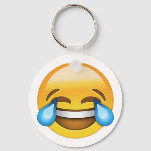 Loud Emoji Sleutelhanger lachen (Voorkant)