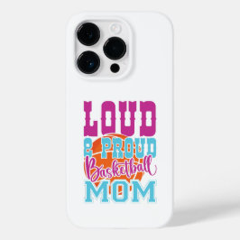 Loud en proud Basketball Mam Case-Mate iPhone 14 Pro Hoesje