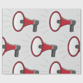 Loud Megaphone Cadeaupapier (Vlak)