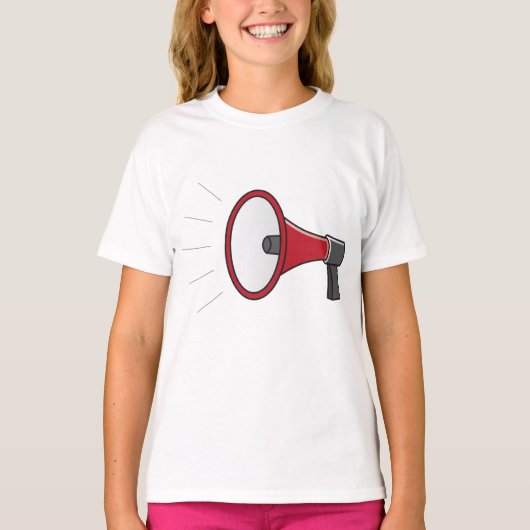 Loud Megaphone T-shirt (Voorkant)