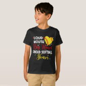 Loud Mouth Big Heart Proud Softll Gram Mother's Da T-shirt (Voorkant volledig)