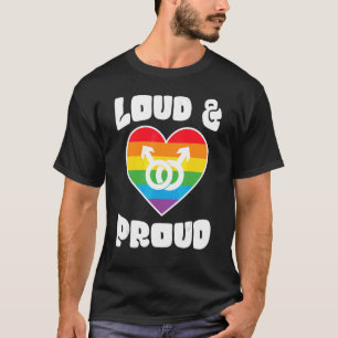 Loud & Trots LGBT Kleding T-shirt
