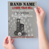 Louder dan Hell Music Flyer (Hand)