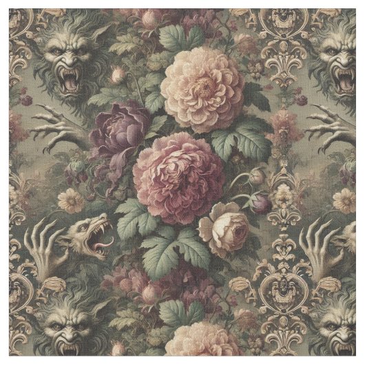 Louder than Blooms – Gothic Classic Tegel Stof (Close Up)