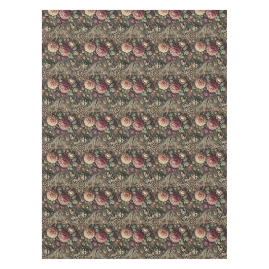 Louder than Blooms - Gothic Medium Pattern Tafelkleed (Voorkant)