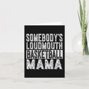 Loudmouth Basketbal Mama Mam Grappige Moederdag Kaart