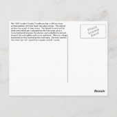 Loudon County Courthouse - Loudon, TN Briefkaart (Achterkant)