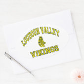 Loudoun Valley Vikings Ovale Sticker (Envelop)