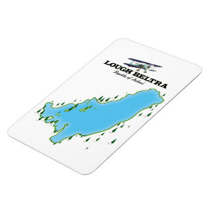 Lough Beltra Ierland reisposter Magneet