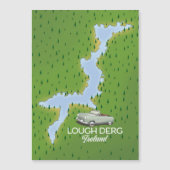 Lough Derg Ierland kaart (Voorkant)