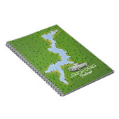 Lough Derg Ireland map Notitieboek (Rechterzijde)
