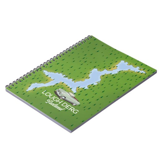 Lough Derg Ireland map Notitieboek (Linkerzijde)