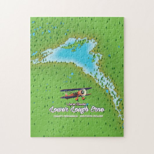 Lough erne Northern Ireland Legpuzzel (Verticaal)