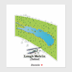 Lough Melvin Ierland Sticker