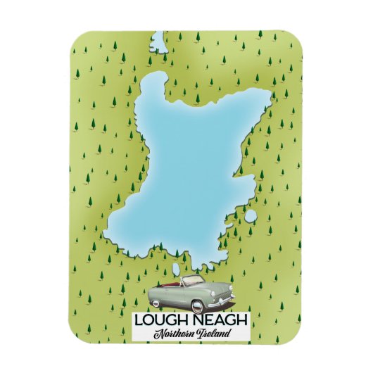 Lough Neagh Northern Ireland Magneet (Verticaal)