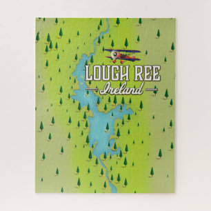 Lough Ree Ireland Map. Legpuzzel