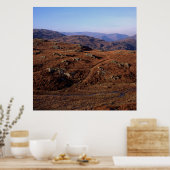 Loughrigg Fell Ambleside Briefkaart Cushion Poster (Keuken)