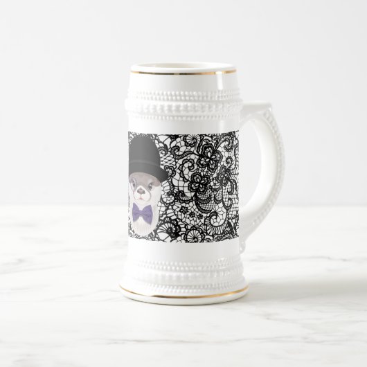 Loui Otterman Stein Bierpul (Voorkant rechts)