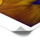 Louie de Ginger Cat als kapitein me-Ow Poster (Hoek)