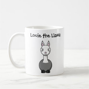 Louie de Llama Custom Cartoon Children's Mok
