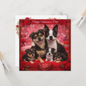 Louie en Luna en een gezin van 5 Kaart (Voorkant / Achterkant in situ)