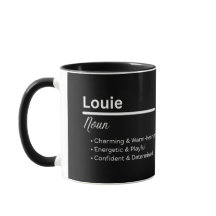 Louie Jongensnaam Definitie Gepersonaliseerde Mok