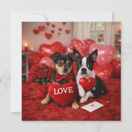 Louie & Luna wensen je een gelukkige Valentijnsdag Kaart