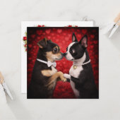 Louie & Luna wensen je een gelukkige Valentijnsdag Kaart (Voorkant / Achterkant in situ)