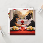 Louie & Luna Wish You a Happy Valentine's Day 10 Kaart (Voorkant / Achterkant in situ)