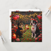 Louie & Luna Wish You a Very Special Day 1 Kaart (Voorkant / Achterkant in situ)