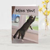 Louie mist je! kaart (Gele Bloem)