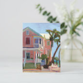 Louies Backyard postard Briefkaart (Staand voorkant)