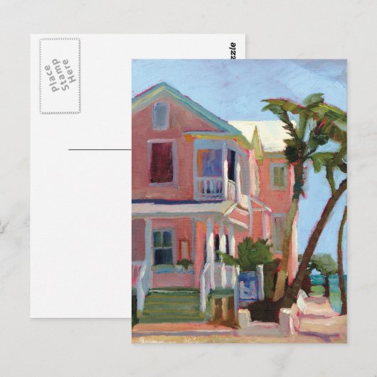 Louies Backyard postard Briefkaart (Voorkant / Achterkant)